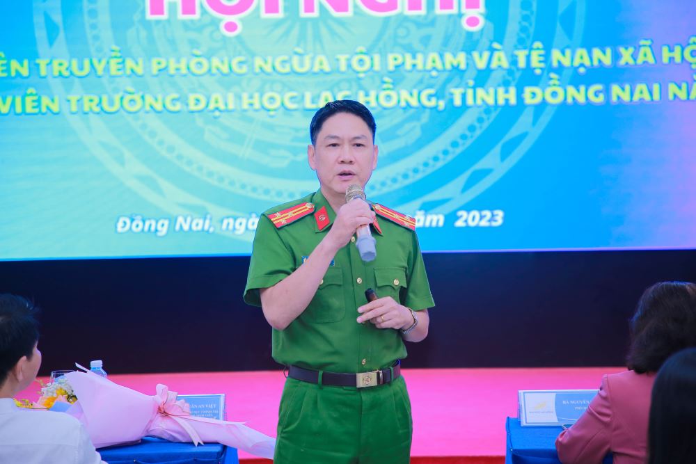 HỘI NGHỊ TUYÊN TRUYỀN PHÒNG CHỐNG TỘI PHẠM, TỆ NẠN XÃ HỘI CHO SINH VIÊN NĂM 2023